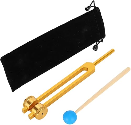 Diapasón, aleación de aluminio Tuning Energy Fork Buen rendimiento conveniente para relajarse para el hogar (dorado)