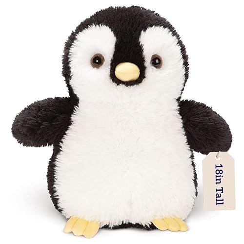 Vermont Teddy Bear Penguin Plush - Penguin Stuffed Animal, Black, 18 Inch