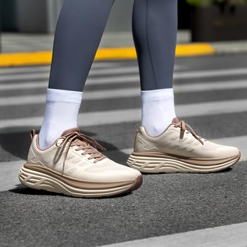NORTIV 8 Women's Walking Shoes Cushion Running Shoes Active Float Non-Slip Comfortable Breathable Workout Gym Sports Athletic Fashion Trainers Sneakers - Image 3