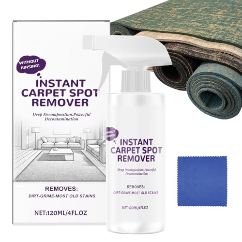 Spray Limpiador de Alfombras,Limpiador En Spray Para Tapicerías 120ml - Elimina Suciedad Secado Rápido para Sofá Colchón Auto