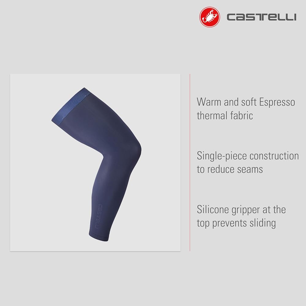 Amazon.com: CASTELLI Unisex Espresso Legwarmer, Cycling