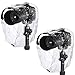Neewer Rain Cover Coat Dust-Proof Water-Proof Camera Protector Rainwear for Canon Nikon Sony Samsung Pentax Olympus Fuji and Other DSLR Cameras (2 Pieces)