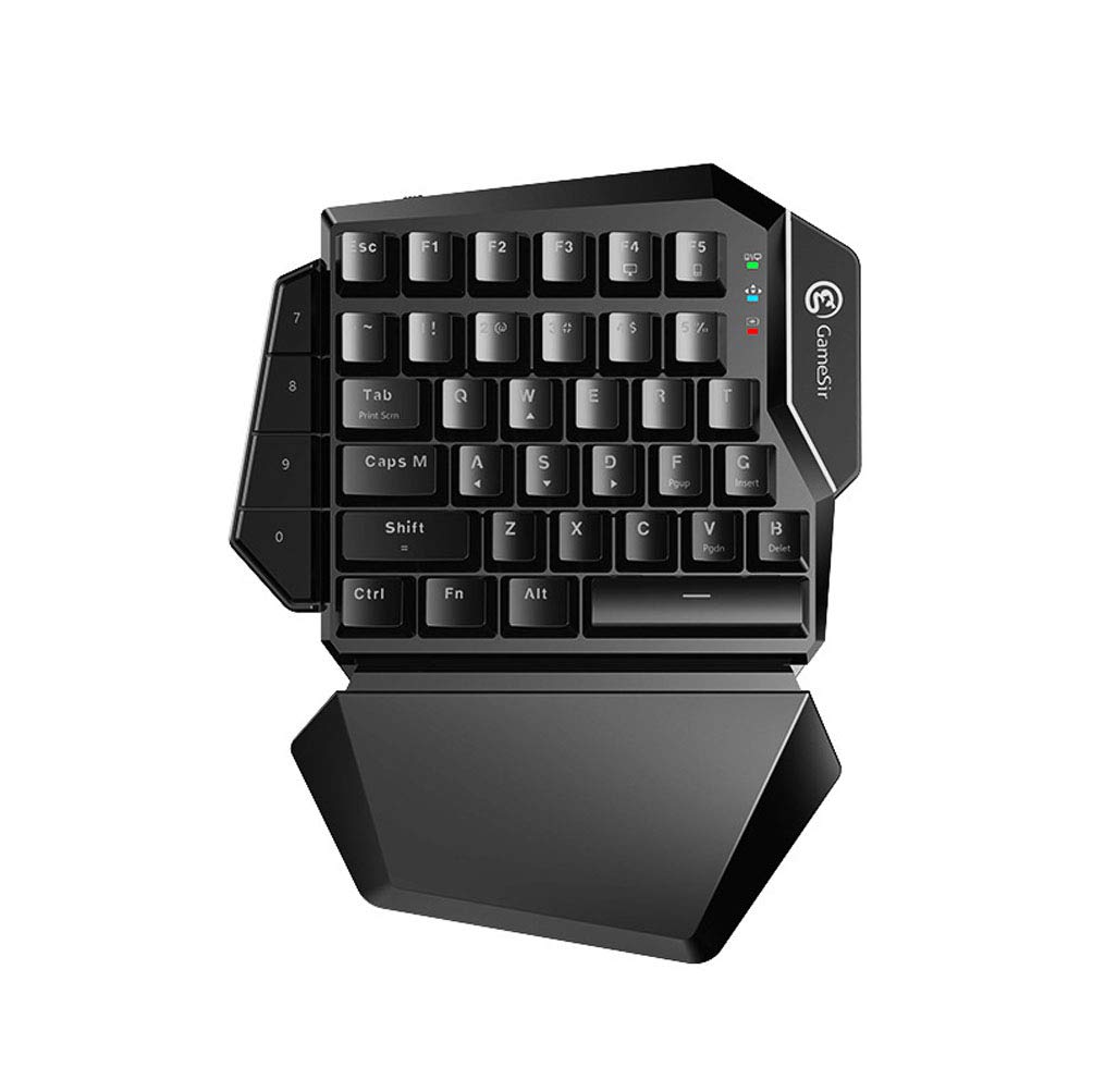Amazon | ポータブル 片手キーボードゲームメカニカルキーボード34キー 