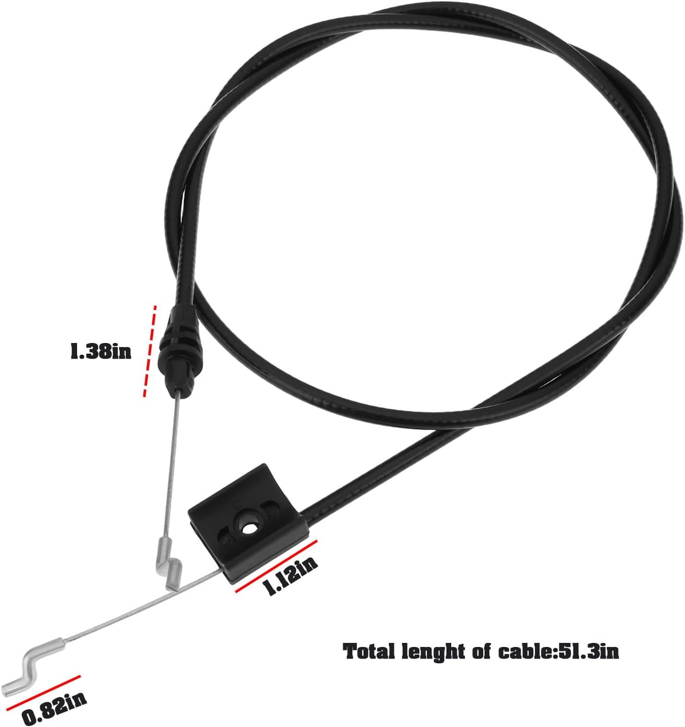 Lawn Mower Brake Cable 54530-VG3-D01 Compatible with Honda HRR216 HRS216 HRT216