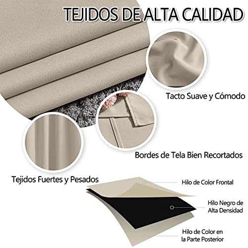Cortinas, Home cortinas beige Marca Beyson (3)