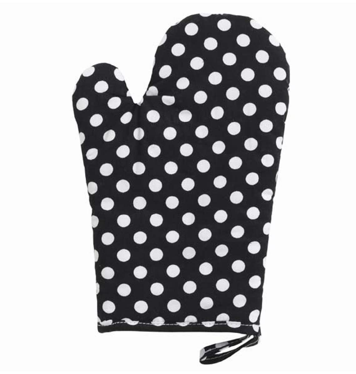 TORUNE MTN-102 Kitchen Mitt Polka Dot (BK) black polka dot 商品サイズ(約)：255x180mm商品重量(約)：79g Cotton