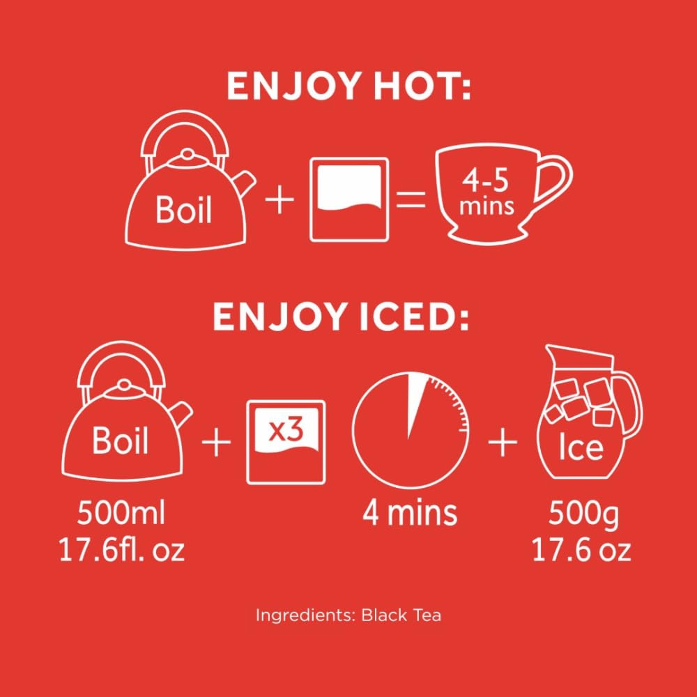 Taylor 's Of Harrogate Yorkshire Tea 250 g 80 bolsas de té, 5 unidades (5 x 250 g)