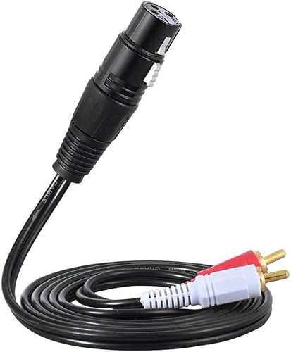 SeaStartA  Audiokabel Y-Form  1 5 XLR weiblich auf Cinch-Stecker