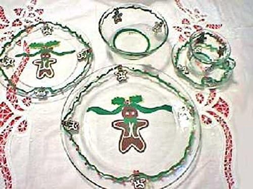 Gingerbread Dinnerware Sets For Christmas by Clearly Susan, Gingerbread Men, Christmas Dinnerware, Christmas Tableware