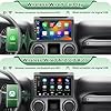 Votheon 10" Radio Upgrade for Jeep Wrangler JK 2007-2018 Dodge Ram 1500 Compass Grand Cherokee,Android 13 2GB+32GB with Backup Camera CarPlay/Android Auto FM AM WiFi