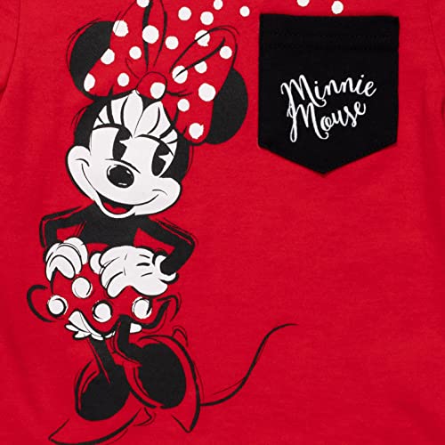 Disney Minnie Mouse Nightmare Before Christmas Winnie The Pooh Lilo & Stitch Girls T-Shirt Toddler to Big Kid Sizes4