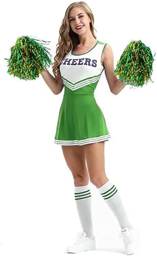 Miniatura 91 de Hooshing 12/24/100 pompones de animadora de papel metálico con asas de plástico para rooters, escuadrón de animación, deportes de espíritu