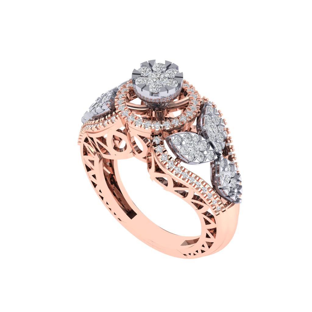 Rose Gold Plated Pure 925 Sterling Silver Solitaire Ring | Diamond Ring for Women and Girls | Model RSR00263-image-25