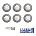 Produktbild Diamant-Trennscheibe Set,Colorful 10 TLG 50mm Diamanttrennscheibe Gelochte Diamant-Trennscheiben mit Pleuelstange für Drehwerkzeug Rotationswerkzeuge Dremel Steinklinge