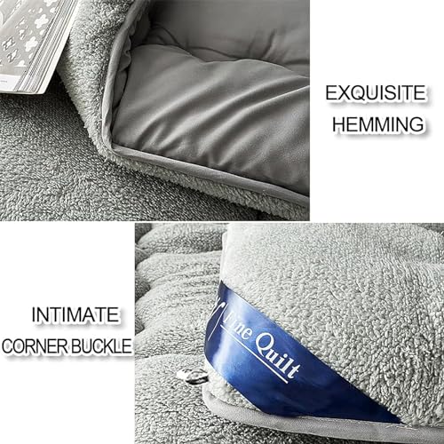 Edredón de borreguillo y algodón reversible para transformar tu dormitorio en invierno 5