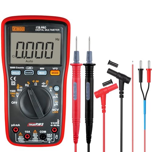 ZIBOO 17B PRO True RMS Digital Multimeter 1000V/10A