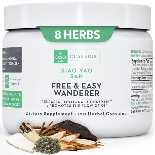 D’AO Labs Free & Easy Wanderer - Xiao Yao San - Herbal Capsules. 100 Herbal Capsules