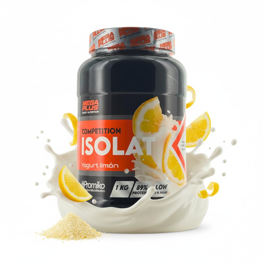 Białko - Isolate Competition - Mega Plus - CFM - Czyste białko w proszku - Isolate 100% - Promiko, białko zawodowe dla elitarnych sportowców (jogurt cytrynowy, 1 kg)