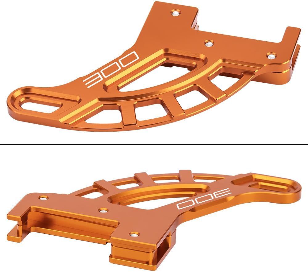 Motorcycle Rear Brake Disc Guard for 300 XC TPi 2020-2023 300 SX 2015-2025 300 XC 2017-2025 Rear Brake Caliper Guard Brake Protection Durability Accessories (Orange)