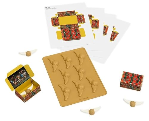 Harry Potter - Kit de pâtisserie et moules Vif d'Or - Fabrique ton Vif d'Or en chocolat ! set d'activités manuelles Harry Potter, idée cadeau parfaite pour les fans – vue 2