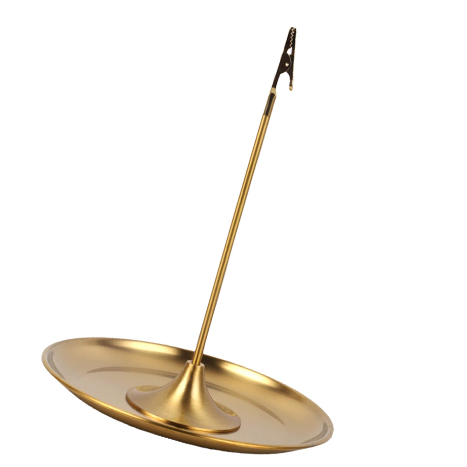 Jazuaiao Incenses Clip Buddhas Incenses Stick Coil Holder Burners with Ashes Catcher Tray for Holding Stick and Cones Home Fragrances Accessories