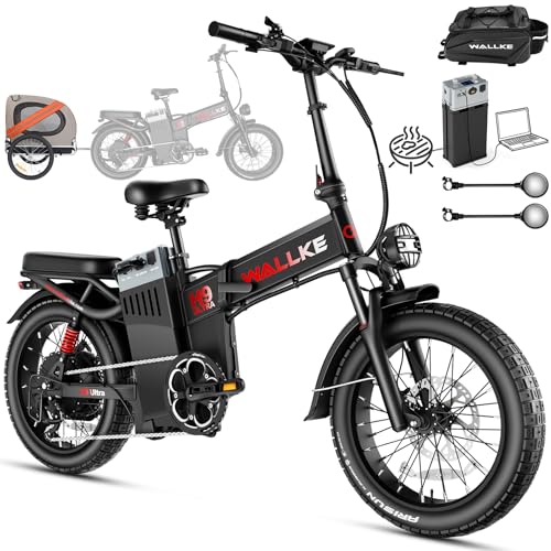 Wallke H9 ULTRA 2-in-1 4000W Electric Bike for Adults Portable