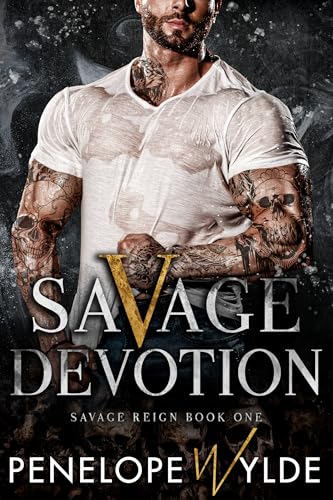 Savage Devotion: An Age Gap Secret Baby MC Romance (Savage Reign Book 1)