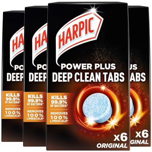 24 x Harpic Power Plus Deep Cleaning Toilet Tablets Original Bulk Buy Tabs