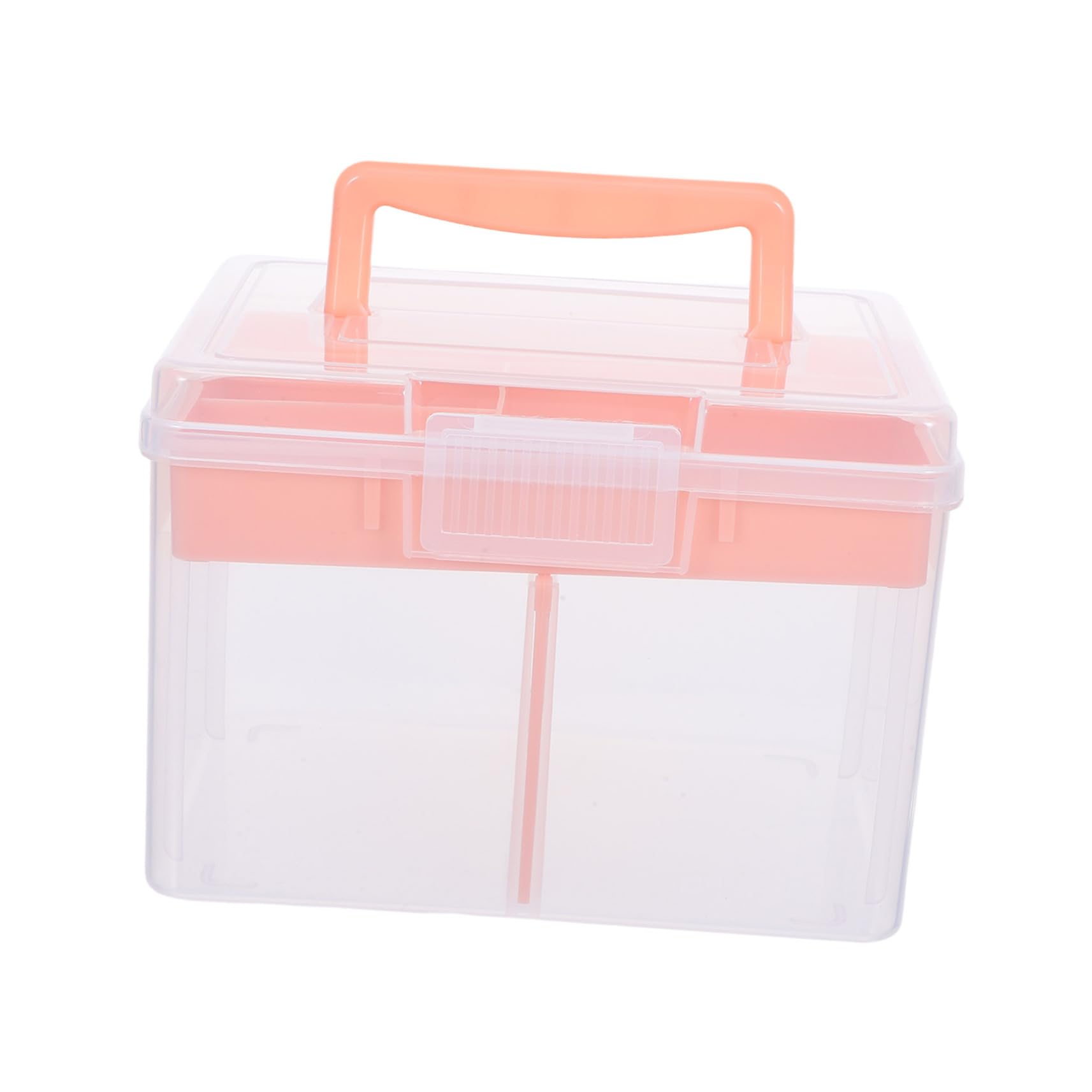 Boîte en plastique compartimentée avec poignée ergonomique pour trier et transporter