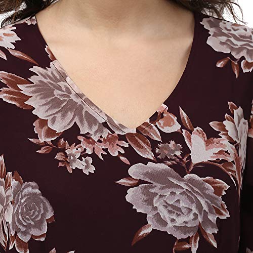 Image of Harpa V-Neck Printed Dress