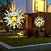 Practical Garden Tools Solar Lights Stake Sun，Sun Moon Flame Night Lighting，Solar LED Flame Light，Waterproof Retro Iron Garden Lawn Lamp，Garden Yard Landscape Decor (Size : 05)