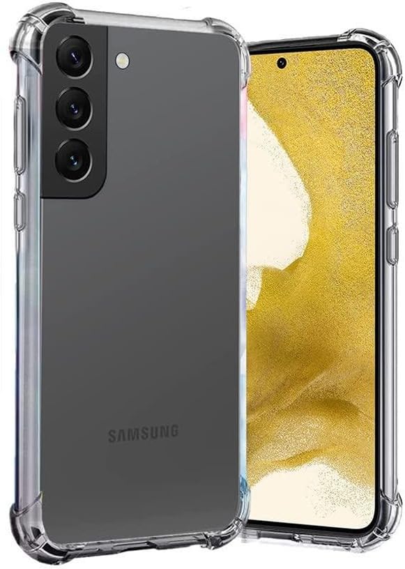 Image of BOXXO Flexible Back Cover for Samsung Galaxy S23 Plus 5G | Back Cover Transparent Clear Shockproof Case Four Corner Protection | Slim Protective Mobile Phone Cover for Samsung Galaxy S23 Plus 5G
