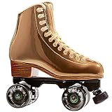 Jackson EVO Viper Rollschuhe für Damen und Mädchen mit Atom Pulse Lite Rollen, High Top Hologramm Quad Skates, (Gold)