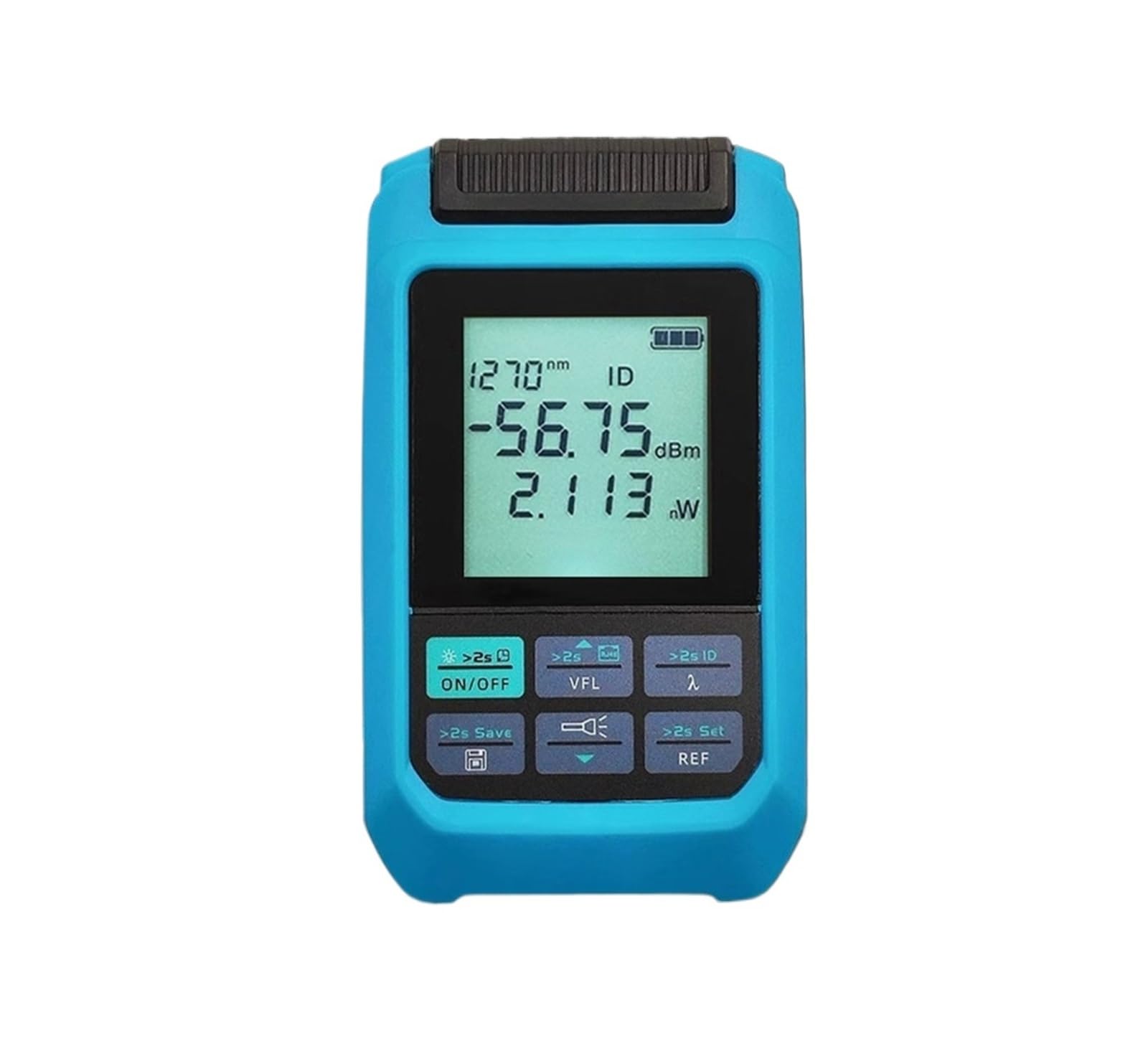 Cfwwsaq A Fiber Tester, Mini 4 In 1 Multifunction Fiber Optical Power Meter 10Mv -50~+30Dbm Visual Fault Locator -70 To +10Dbm Network Cable Test(A)