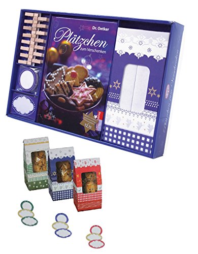 Preisvergleich Produktbild Dr. Oekter Backbuch "Plätzchen zum Verschenken" + Zubehör