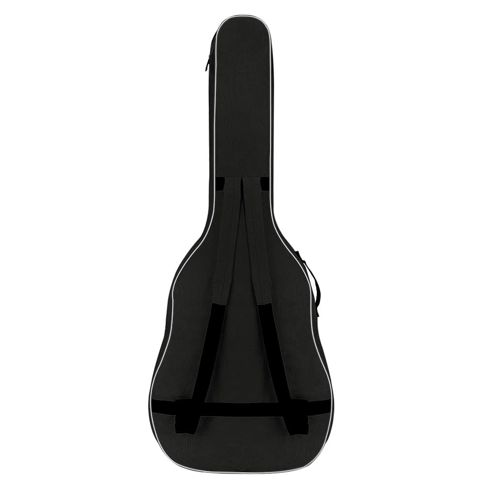 IPENNY Gitarrentasche Gepolsterte Wasserdicht Doppelgurte Gitarrenhülle 40 41 Zoll 600D Oxford 5MM Akustikgitarrentasche Gig Bag für Akustikgitarren