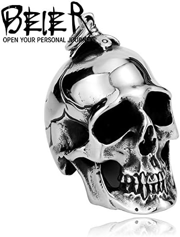 My time Pendant Stainless Steel Jax Teller Sons Of Anarchy Season 7 Skull Pendant For Man Biker Punk Jewelry BP8-042