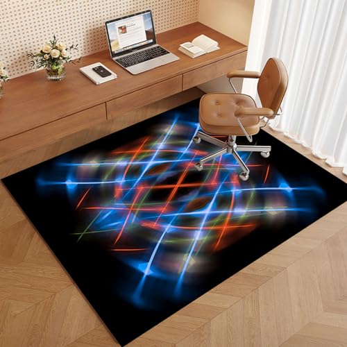 120 x 150 cm Heavy Duty Office Chair Mat - Gaming Chair Mat - Multi Purpose Low Pile Desk Chair Mat - Computer Chair Mat for Hardwood Floors - Tile - Laminate - Rolling Chair Glides Easily