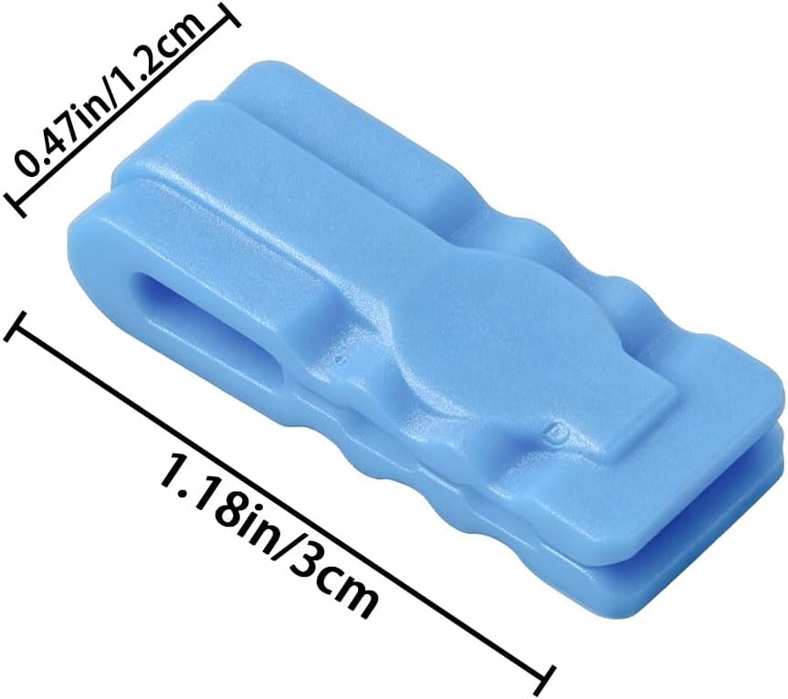30 PCS Blue Vacuum Storage Bags Sealing Clips Bag Sealing Clip for Food image 2