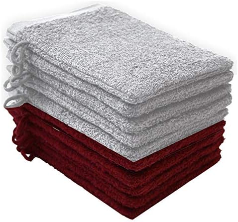 NatureMark Zestaw 10 ręczników frotte, 100% bawełna, piaskowe/beżowe, 15 x 21 cm