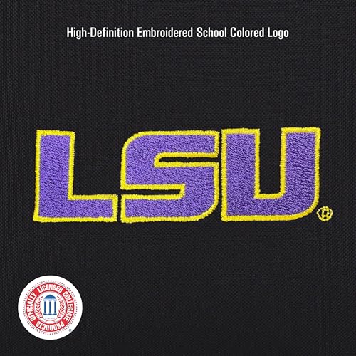 Image of JanSport NCAA Officially Licensed Backpack, Lsu Tigers, Superbreak Plus with Padded 15'' Laptop Sleeve, Spacious Computer Bag for Men & Women, Durable Daypack with Bottle Pocket, Black