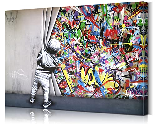 Graffiti Wall Art Colorful Wall Art Pop Art Graffiti Art Graffiti Canvas Wall Art Street Art Pop Art Wall Decor Graffiti Poster Street Art Canvas Wall Art Graffiti Decor For Room Decor (24''H X 36''W) #TOP11