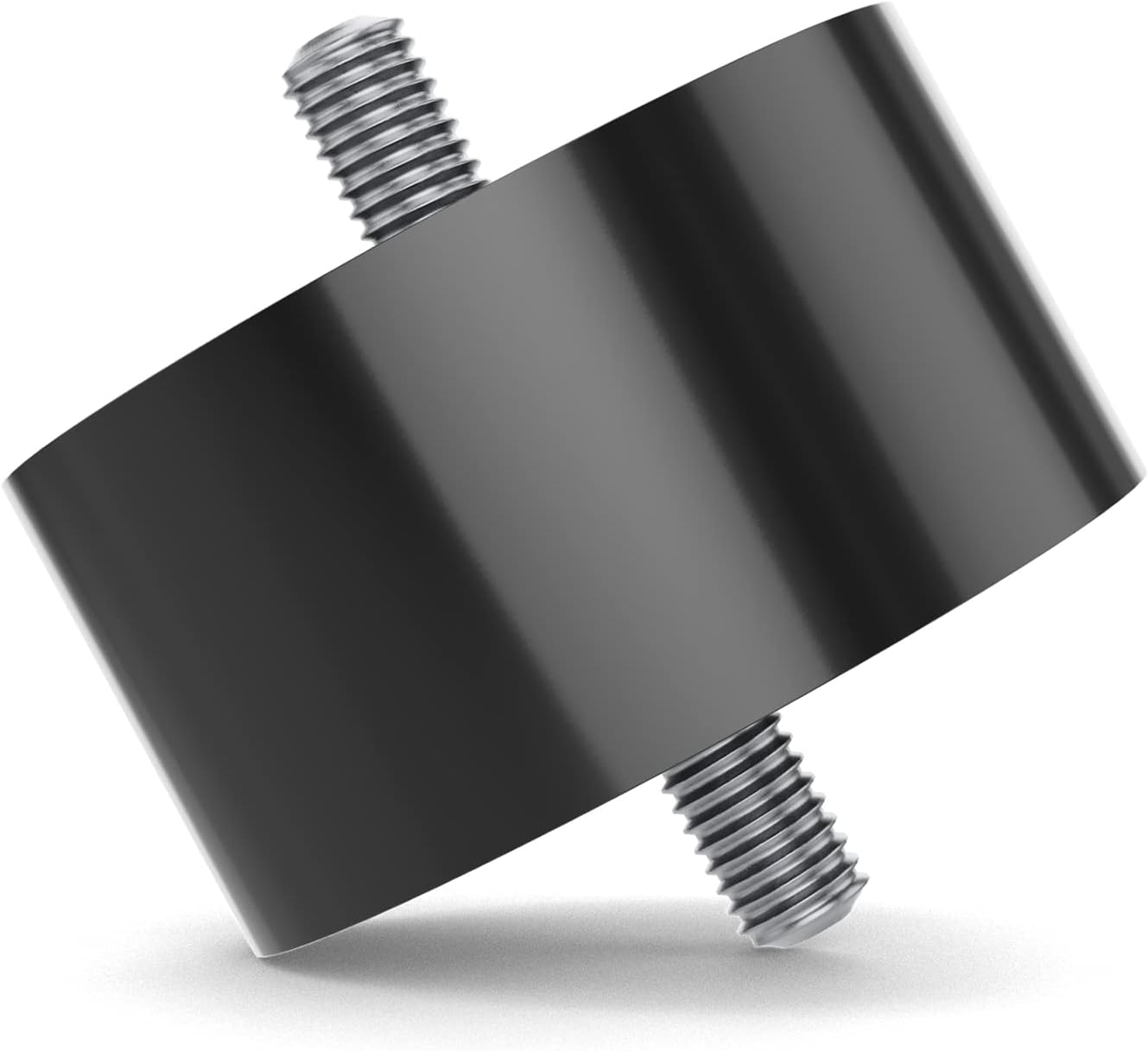 Isolate It!: Sorbothane Male/Male Vibration Stud Mount - 1/4-20 - 1" (H) - 1 1/2" (Dia) 70 Duro - 4 Pack