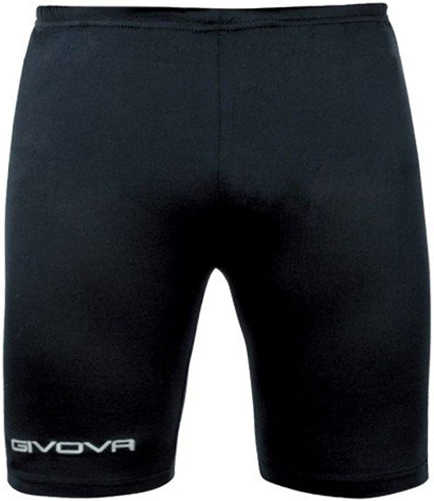 Givova Men's Bermuda Skin Running Shorts, Black, L UK