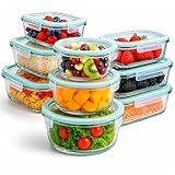 edihome, Boîte Alimentaire Hermétique en Verre, 8, 14 ou 18...