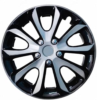 CARIZO 17 Inch Wheel Cover Cap (Design - GV 17 DC, Pack of 4) Compatible with Mahindra Scorpio N (2022)