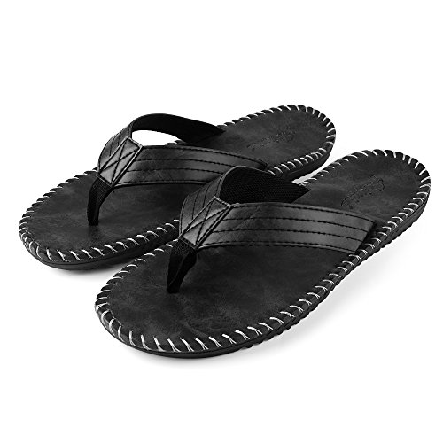 Mens Ultra Light Slip on Slides Skid Resistant All Weather Beach Sandals Quick Dry Indoor Outdoor Flip Flop Thong Sandles