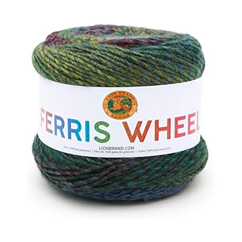 Lion Brand Yarn Company 217-608 Ferris Wheel Yarn, Imaginary Garde, One Skein Cover