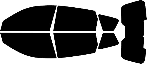 True Line Automotive Película de tinte de ventana para automóviles compatible con Pontiac Vibe Hatch 2003-2008  Personalizable para todas las