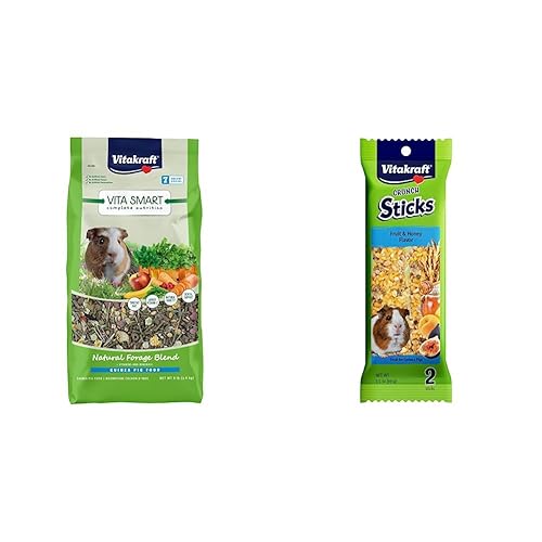 Vitakraft Guinea Pig Food and Treats Bundle - Complete Nutrition